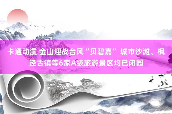 卡通动漫 金山迎战台风“贝碧嘉” 城市沙滩、枫泾古镇等6家A级旅游景区均已闭园