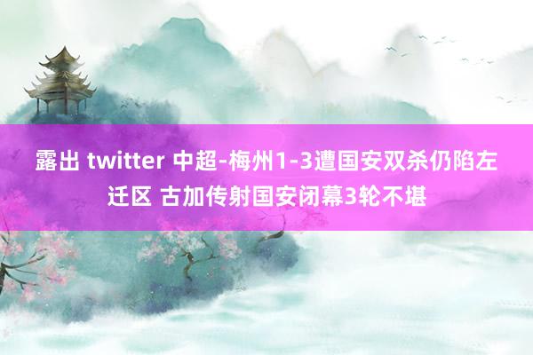 露出 twitter 中超-梅州1-3遭国安双杀仍陷左迁区 古加传射国安闭幕3轮不堪