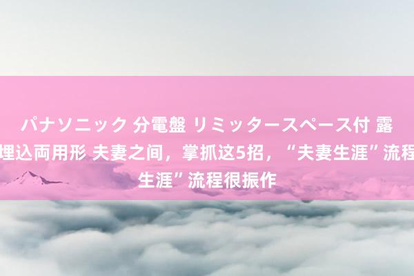 パナソニック 分電盤 リミッタースペース付 露出・半埋込両用形 夫妻之间，掌抓这5招，“夫妻生涯”流程很振作