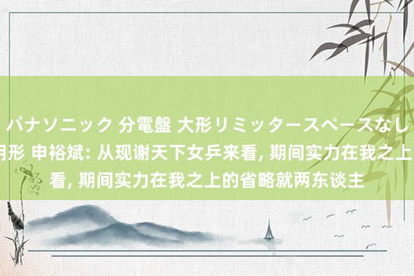 パナソニック 分電盤 大形リミッタースペースなし 露出・半埋込両用形 申裕斌: 从现谢天下女乒来看， 期间实力在我之上的省略就两东谈主